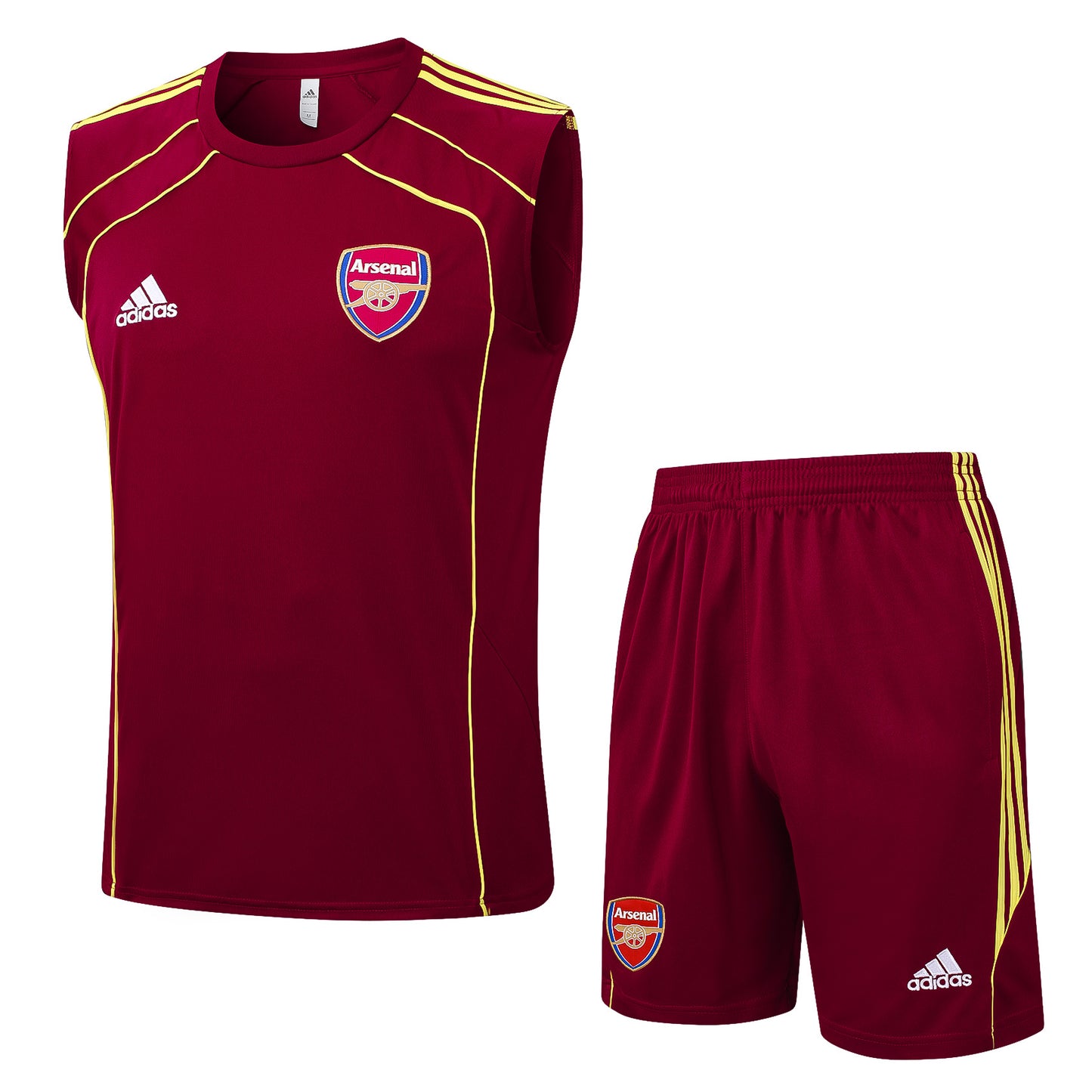 Arsenal Dark Red and Yellow
