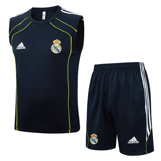 Real Madrid Black, Lime Green and White